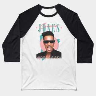 Grace Jones  //  80s Faded Style Aesthetic Design Baseball T-Shirt